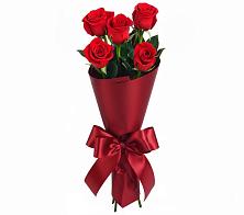 Букет 5 Красных роз Эдлесс Лав в Глотовке
