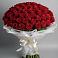 Букет 101 Красная роза Блэк Мэджик в Глотовке