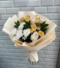 Букет цветов из:  Розы и Хризантемы в Глотовке