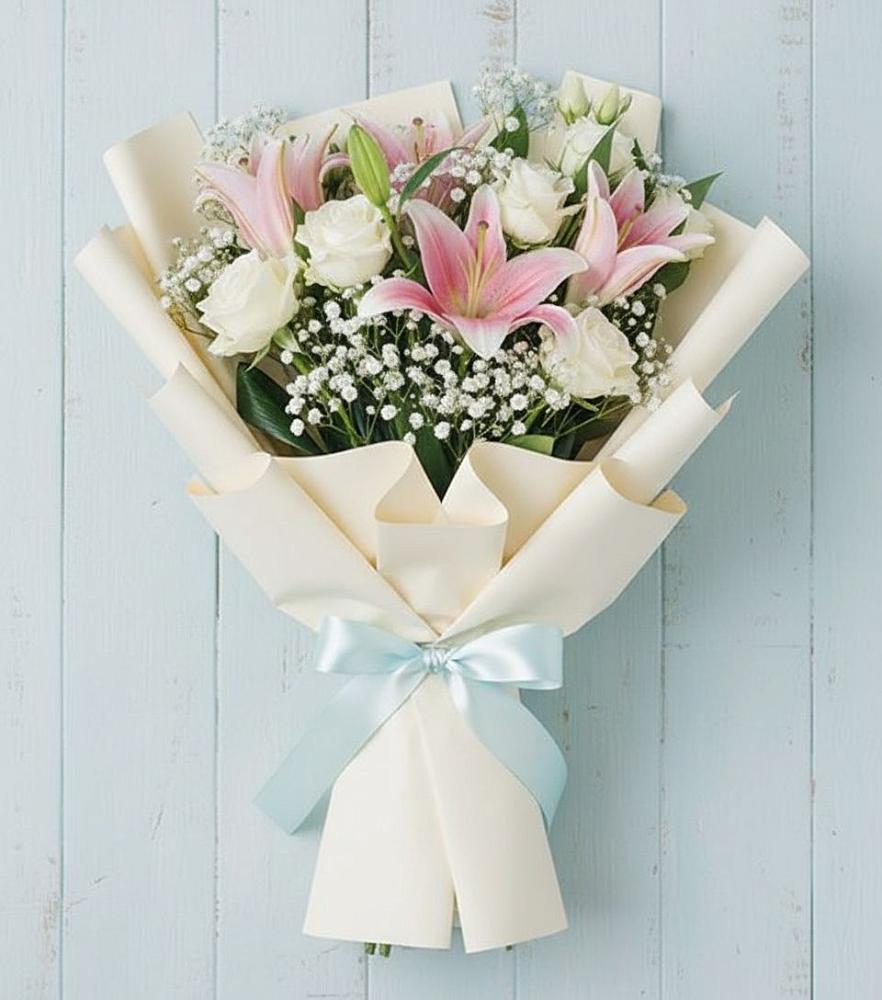 Букет цветов из: Лилии в Глотовке