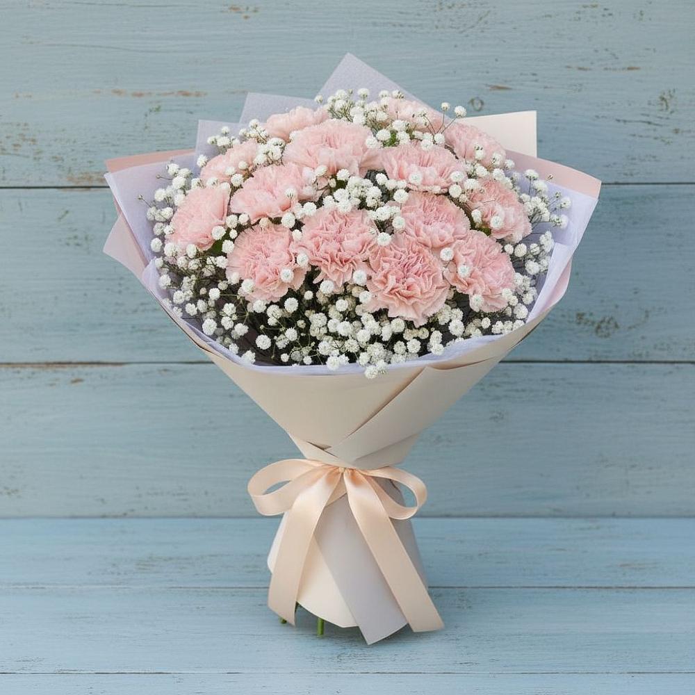 Букет цветов из: Гвоздики в Глотовке