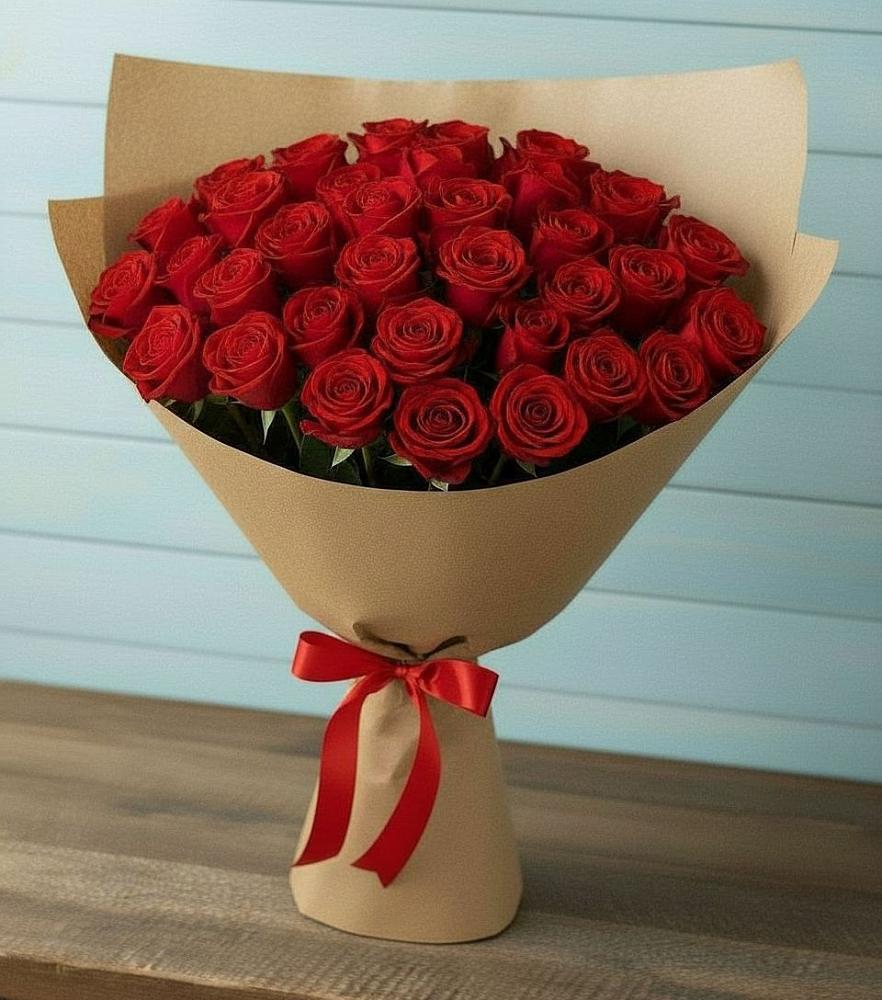 Букет Красные розы Милано в Глотовке