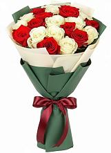 Букет Микс из красных и белых роз #REPLACE_PRED# Глотовке