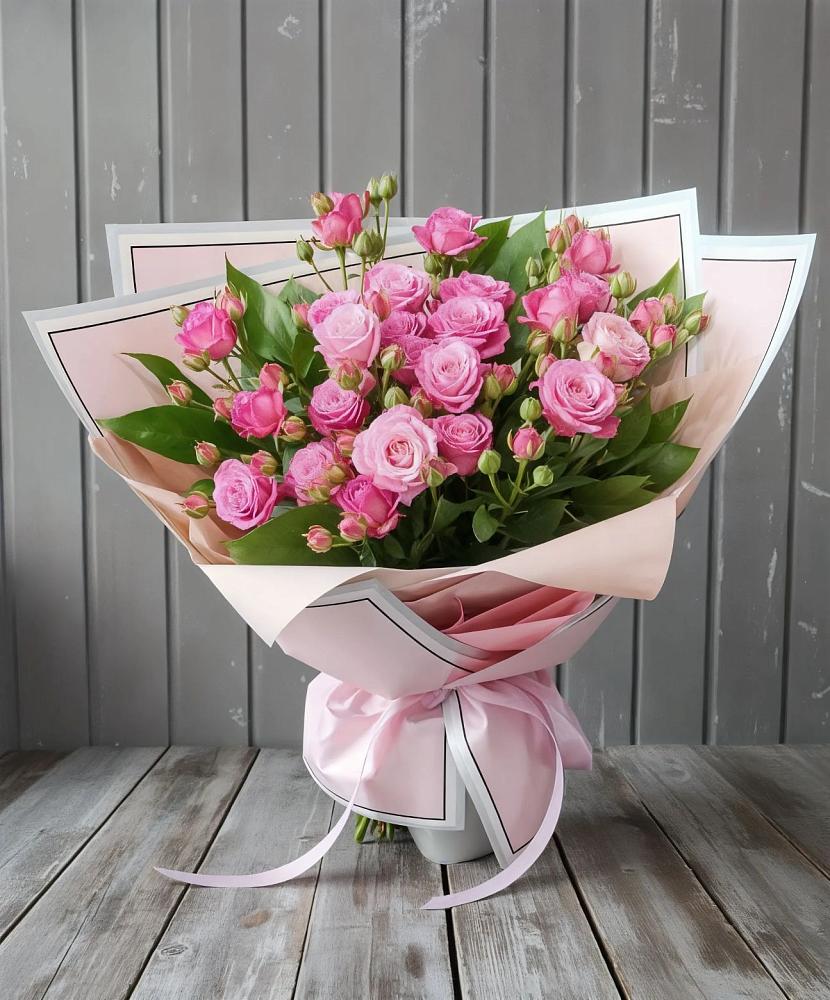 Букет Розовый кустик в Глотовке