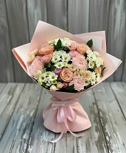 Букет цветов из:  Гвоздики, Розы и Хризантемы #REPLACE_PRED# Глотовке